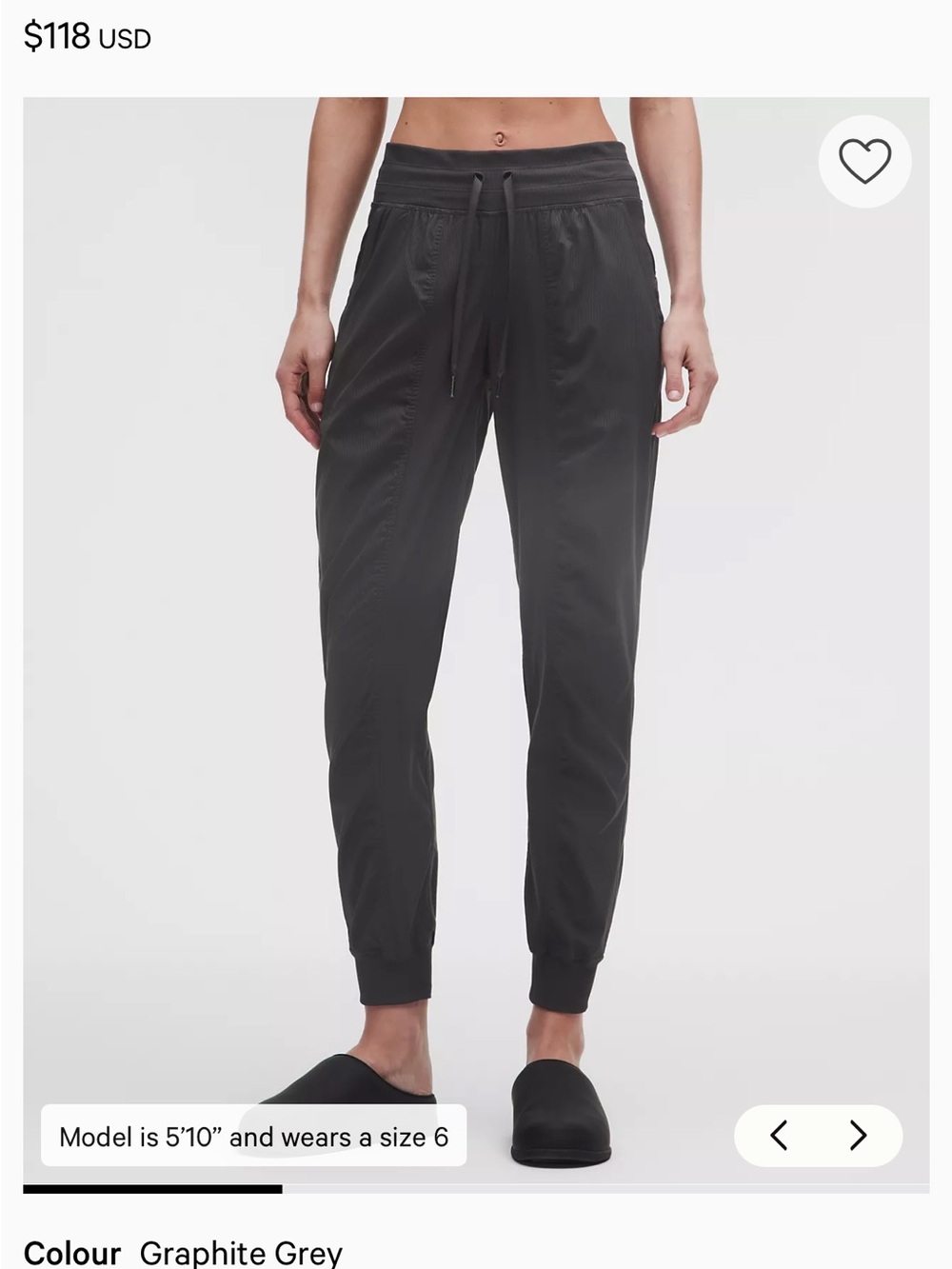 Lululemon Dance Studio Mid-Rise Jogger Black Women's Jogger Pants - Picture 2 of 11